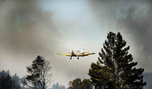 Conaf reconoce que la mitad de sus aviones no están enfrentando las llamas