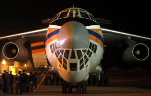 Ilyushin Il-76, “El Luchín”, llegó esta madrugada para enfrentar los incendios