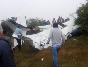 Avioneta capotó en Tirúa cuando intentaba aterrizar: cuatro fallecidos