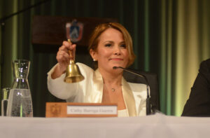 Cathy Barriga denunció a funcionario por falsificar título profesional