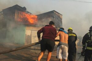 Relato de damnificado por incendio en Valparaíso: 