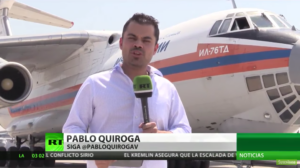 VIDEO | Así cubre la televisión rusa el combate del avión Ilyushin IL-76 contra los incendios en Chile