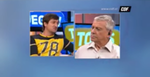 VIDEO | Cara a cara de Nico Peric y Caco Villalta en CDF:  “¿Te crees el Mesías del fútbol chileno?”