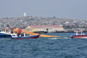 Pescadores artesanales realizan exitoso simulacro en Bahía de Quintero