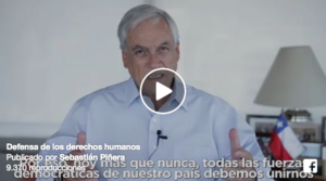 VIDEO | Piñera hace un llamado a 