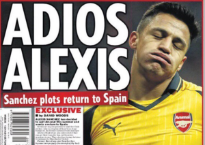"Exclusivo, Alexis vuelve a España": prensa inglesa golpea con el nuevo club de Sánchez en la Liga