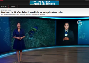 "Mechero de 11 años muere tras robo": la nota que Chilevisión tuvo que borrar