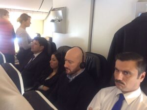 Cuatro frases de la impensada entrevista que dio Rafael Garay en el avión rumbo a Chile