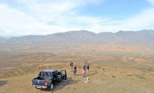 Un terreno místico presidencial de media hectárea