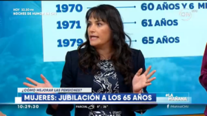 VIDEO | El video de la economista defendiendo a las AFP en el matinal de CHV que todos comentan