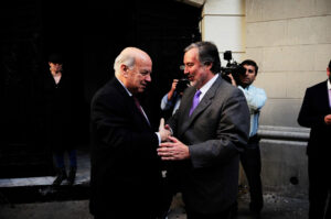 La confianza de Insulza tras cita con Guillier: 
