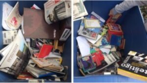 Vecinos refutan con fotos explicación de Providencia sobre libros tirados a la basura