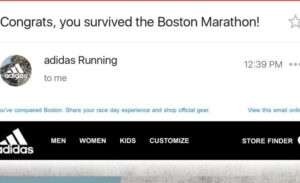 FOTO | Desubicado mensaje de Adidas sobre la Maratón de Boston genera duro debate en EE.UU.