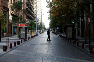 Nueve fotografías que muestran las calles de Santiago durante el Censo 2017