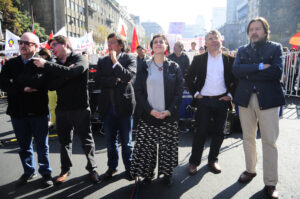 FOTOS | Las imágenes que dejaron las marchas del Día del Trabajador