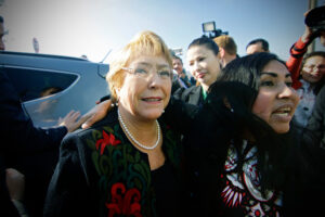 Michelle Bachelet en el Biobío: 