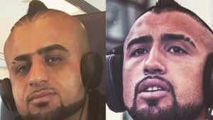 FOTOS+VIDEO | El joven iraquí que asegura ser el doble oficial de Arturo Vidal