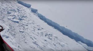 VIDEO | Alerta ambiental mundial por grieta de iceberg en la Antártica chilena