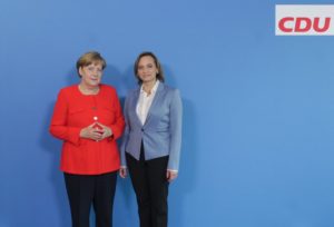 Carolina Goic se reúne con Angela Merkel: 