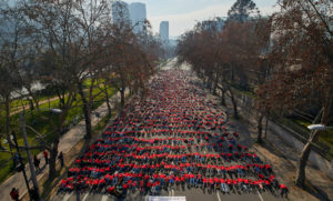 FOTOS | Cerca de 2 mil personas participaron en intervención representando a fallecidos por accidentes de tránsito