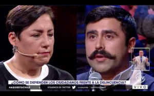 Las mentiras del comerciante que encaró a Beatriz Sánchez por la delincuencia en Aquí Está Chile