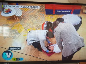 VIDEO | Otra vez, Bienvenidos: accidente en vivo luego de tirar a Yuhui desde el segundo piso