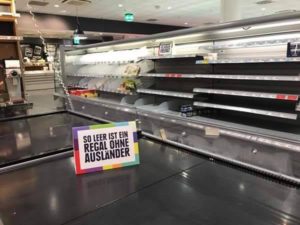 Supermercado alemán vació sus estantes: esta fue la razón