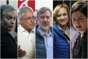 Proyección Tresquintos: Piñera lidera mientras Guillier y Sánchez quedan en empate técnico