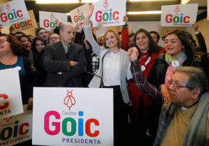 Goic sigue en carrera y baja candidatura de Rincón por violencia intrafamiliar