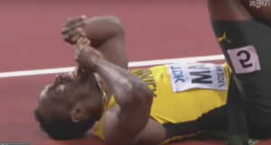 VIDEO | Triste: La lesión de Usain Bolt en su despedida del atletismo