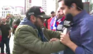 Periodista chileno del CDF fue agredido en pleno despacho desde La Paz