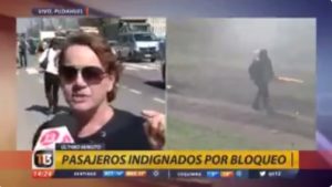 VIDEO | Turista brasileña definió en tres palabras a los taxistas chilenos