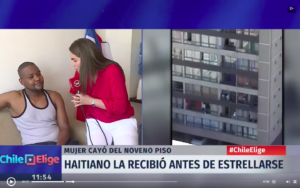 Haitiano que salvó a mujer tras caída de edificio: 