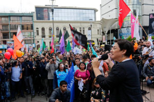 Beatriz Sánchez y Alejandro Navarro cerraron sus campañas presidenciales en Concepción