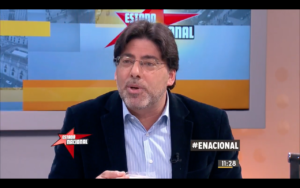 VIDEO | Alcalde Jadue pidió terminar con caricaturas: regaló guagüitas y dejó mute a Gonzalo Müller en Estado Nacional
