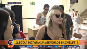 Hija de Michelle Bachelet reafirma su apoyo a Beatriz Sánchez antes de votar: 