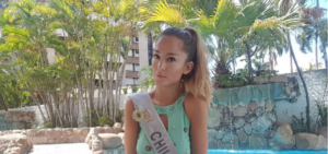 Miss chilena defiende su postura de mar para Bolivia: 