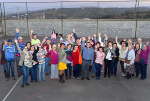 Vecinos de Concón inauguran iluminación fotovoltaica