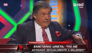 Emeterio Ureta intenta explicar sus declaraciones sobre acoso sexual de la forma más baja