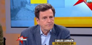Carlos Larraín sugiere a Piñera tomar distancia de los partidos políticos en caso de llegar a La Moneda