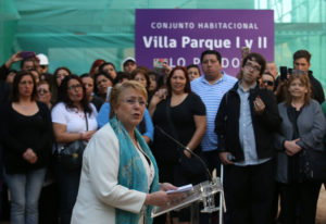 Bachelet a Chile Vamos por gratuidad: “Hasta hace pocos días estaban en contra”
