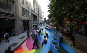 VIDEO | Así luce el nuevo paseo peatonal Bandera en pleno corazón de Santiago