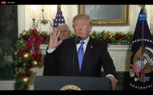 Trump confirma reconocimiento de Jerusalén como capital de Israel y traslada embajada de EEUU