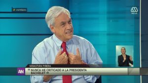 La foto de Piñera que Ahora Noticias borró y que diputado Jackson tomó para hacer un meme