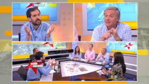 VIDEO | El rostro de Nicolas Grau cuando Kast le recordó en vivo que perdió 120 millones en una fiesta de la Fech