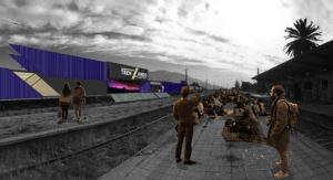 Trenzando, el centro cultural itinerante que recorre el país por las vías del tren