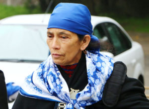 Machi Francisca Linconao regresó a Chile tras su viaje a Bolivia