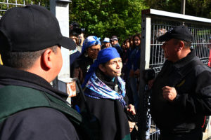 Machi Francisca Linconao a su llegada a Bolivia: 