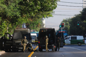 VIDEO | Cámaras captan el momento exacto cuando artefacto explota en parroquia de Recoleta