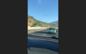 El impensado vuelco del choque que provocaron intencionalmente en la Costanera Norte